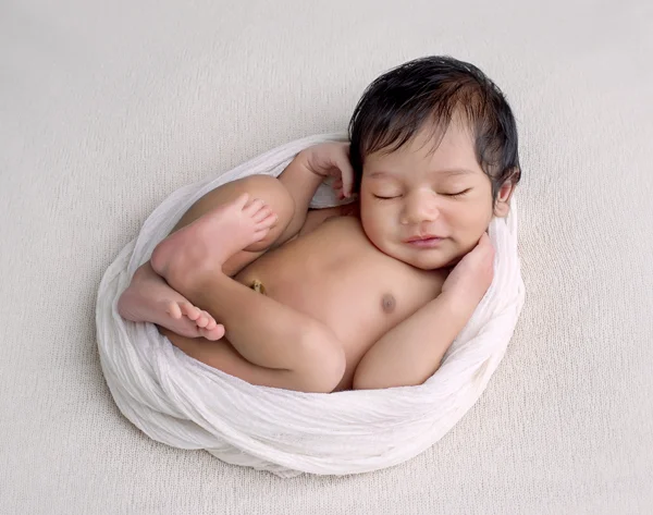 gentle wrapping newborn portrait western ma