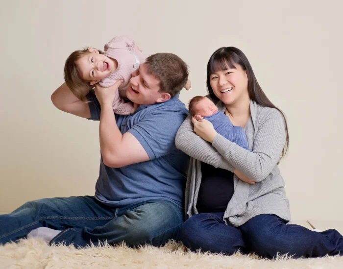 family newborn portrait