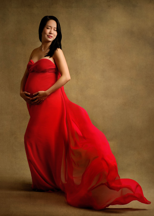 elegant glamorous maternity photography