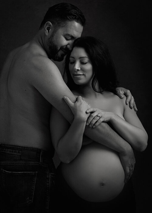 couples maternity portrait
