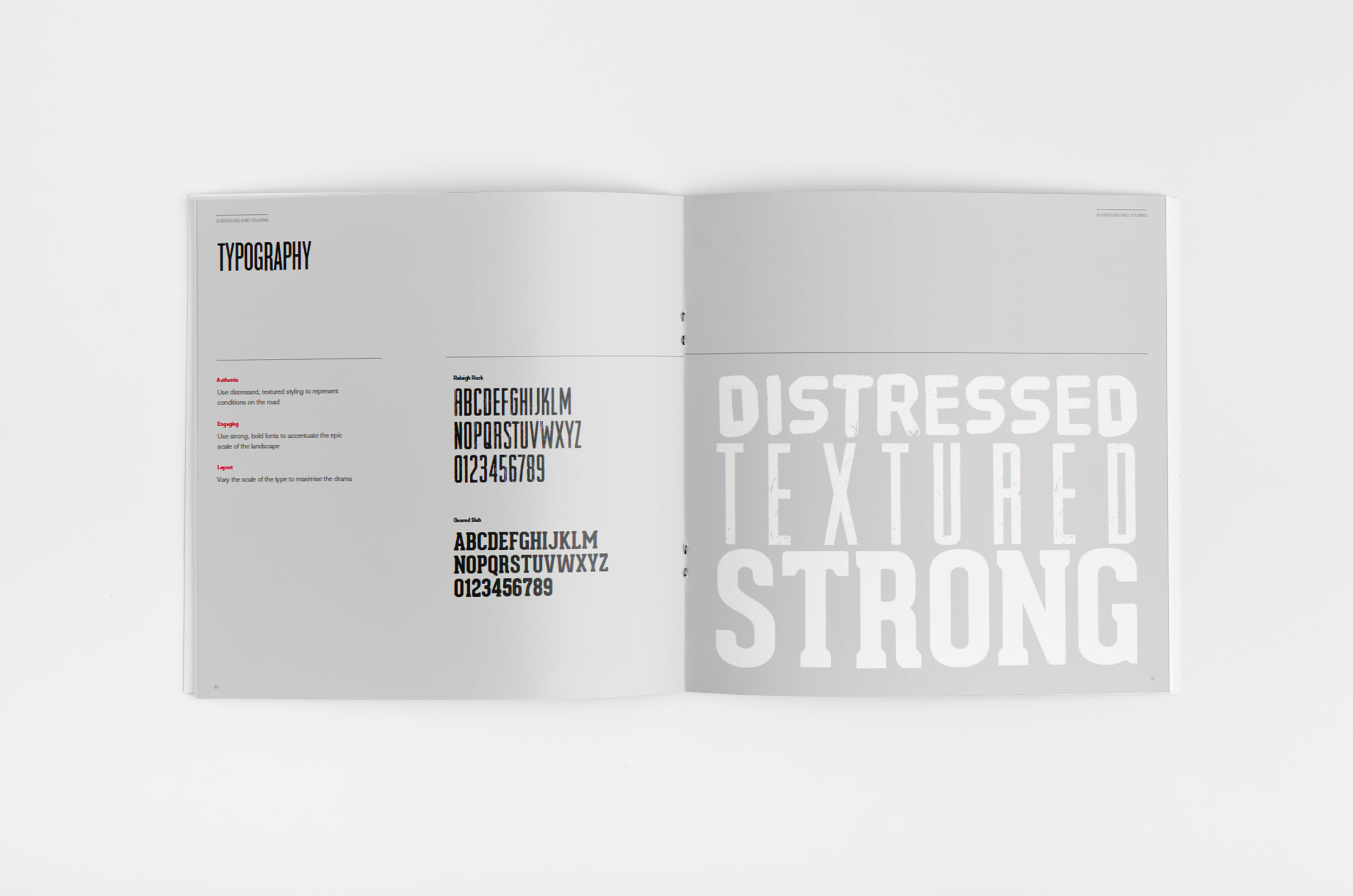 Overarching design guidelines were also part of this master document, ensuring all six categories would be unified under the Honda banner.