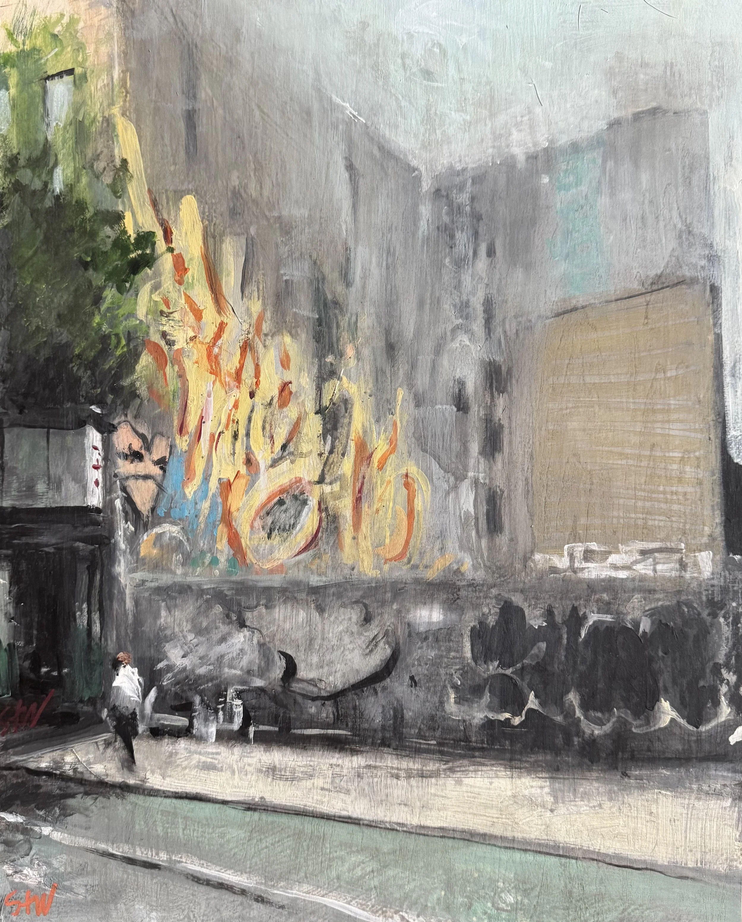 "Rivington Street"
Acrylic on Wood
16" X 20" | 2025
$1,500