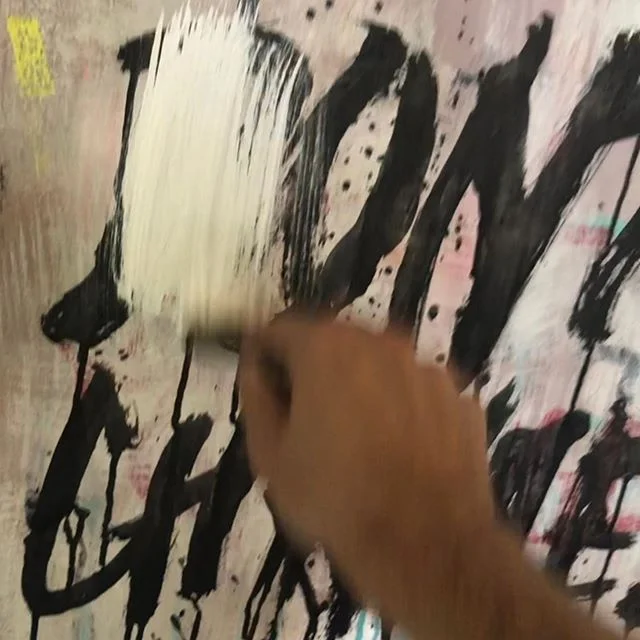 #nofilter still, still changing this &ldquo;Don&rsquo;t Change&rdquo; painting, no matter how many times it talks back to me 🎭 #dontchange #changeforgood #changeisgood ?🤷🏻&zwj;♂️? Watch me buff it out in my story, Nooooo! How could I do that? And 