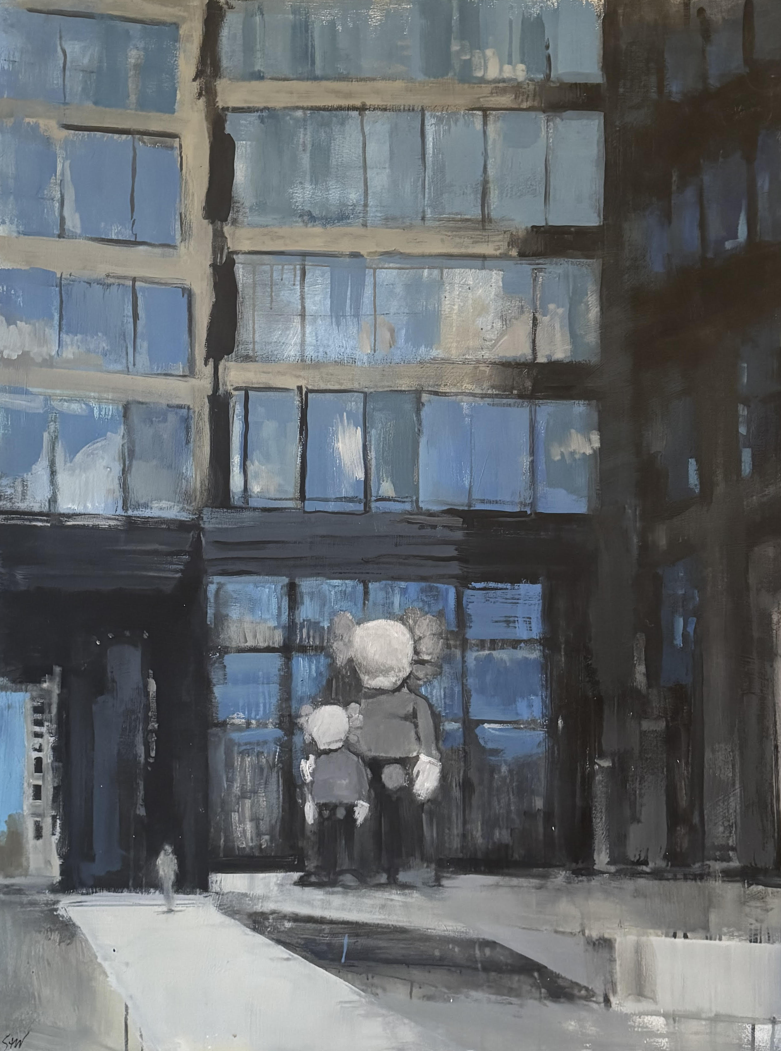 "Unfinished Kaws Companion"
Acrylic on canvas
46” X 64”  |  2023
$9,000