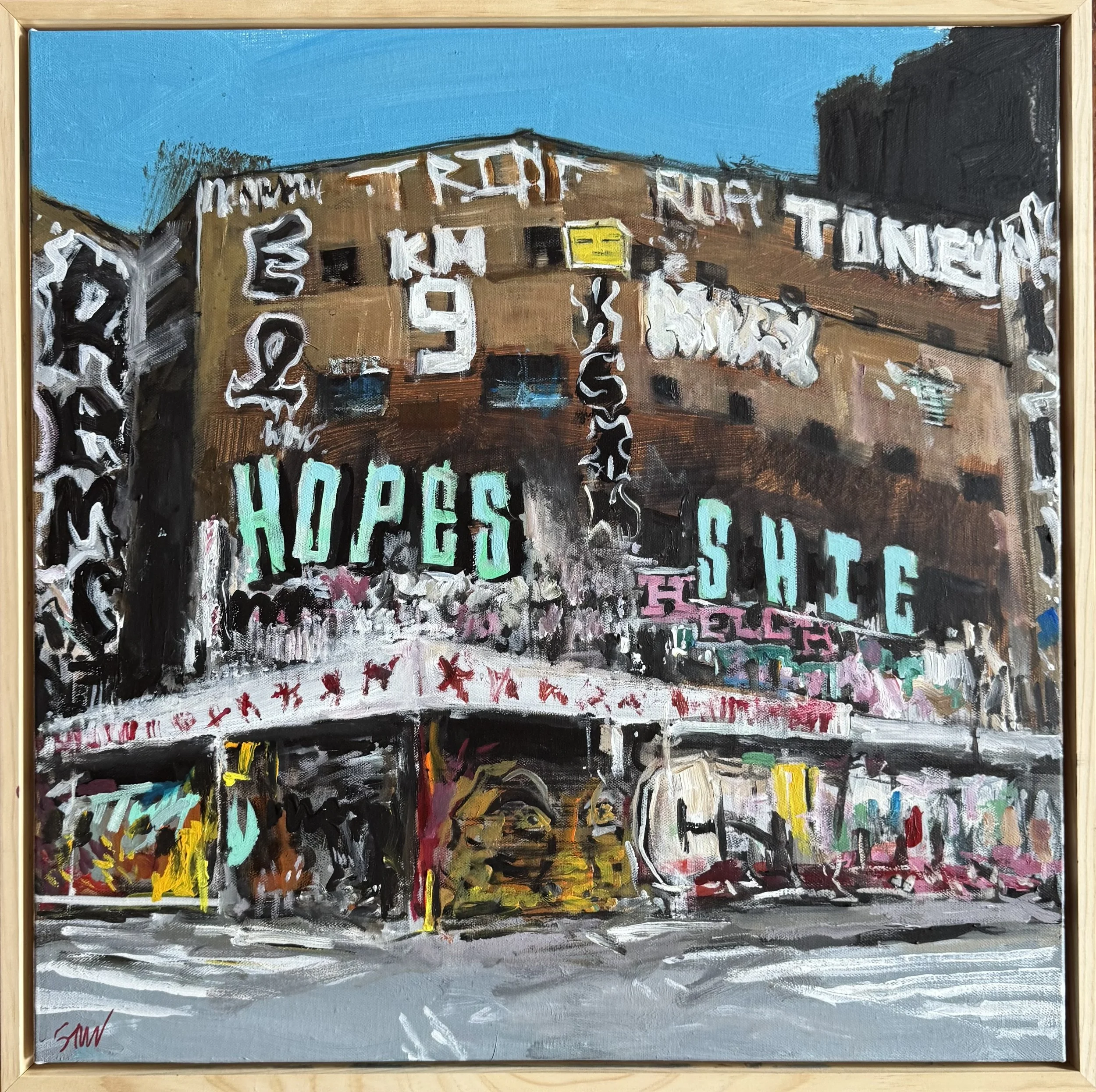 "HOPE"
Acrylic on Wood
24" X 24" | 2025
$2,500