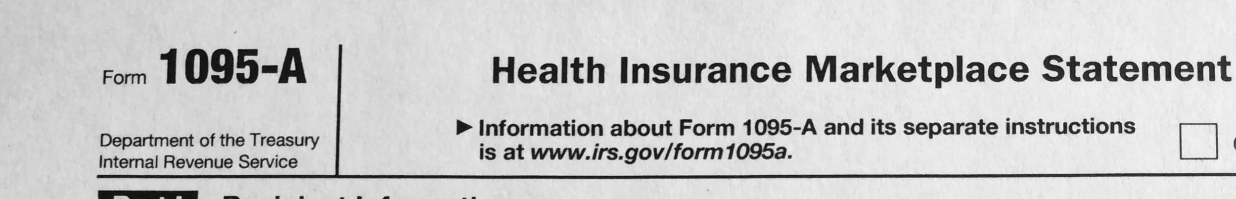 Be In The Know: Form 1095-A, New Health Care Law, IRS and, You 