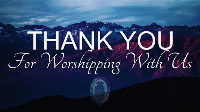 .
//
Thanks for joining us today for our Sunday worship experience.
Let Not Your Heart Be Troubled.
Watch the rebroadcast on Facebook at 3:00 PM and 6:00 PM today and 9:00 AM tomorrow morning. //