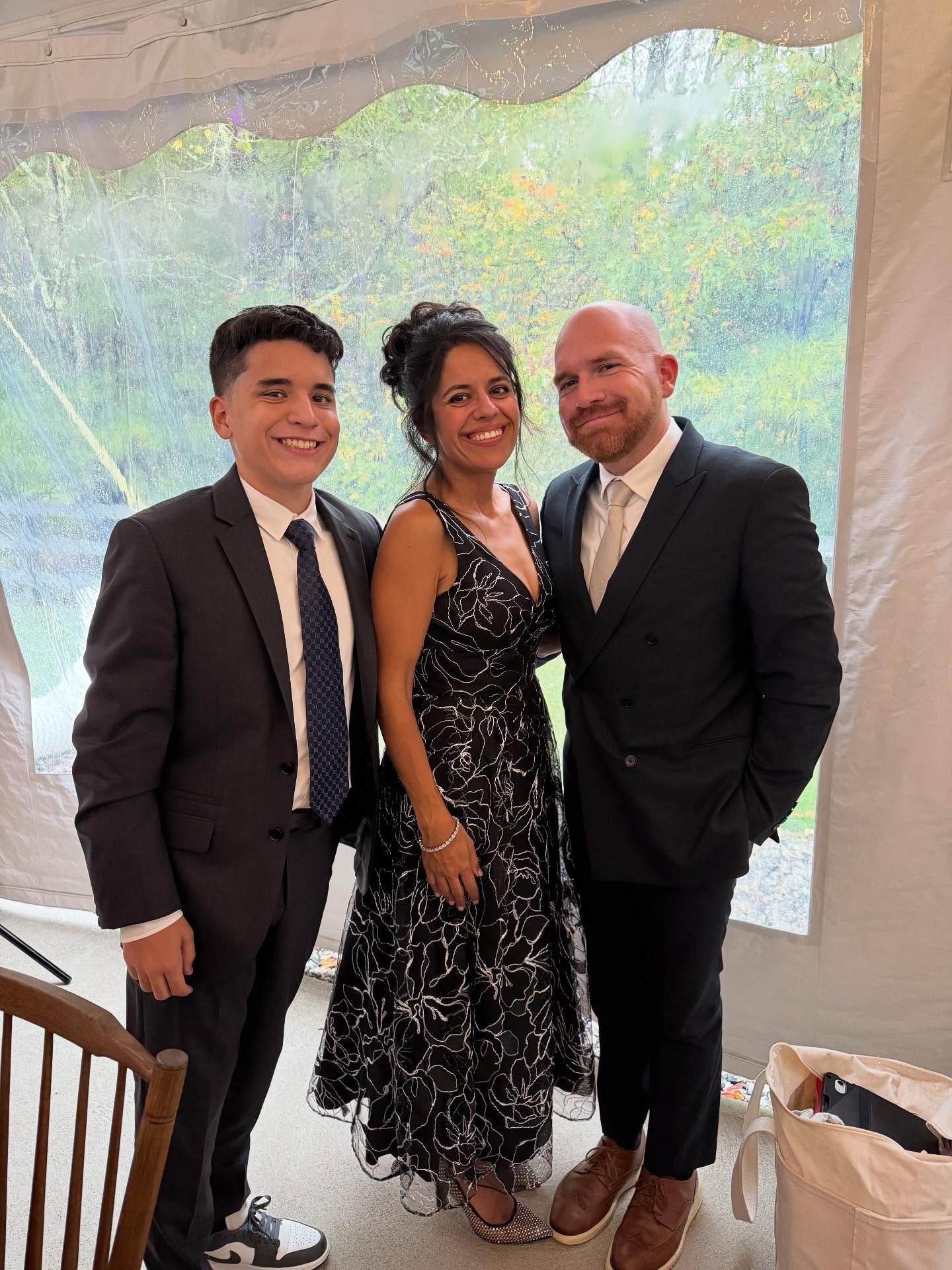 A beautiful night celebrating Michael&rsquo;s sister as she married her soulmate. It was lovely celebrating with our family at the beautiful @terrydiddlefarm &mdash; rain didn&rsquo;t bother them one bit. It was lovely and joyful, the perfect start t