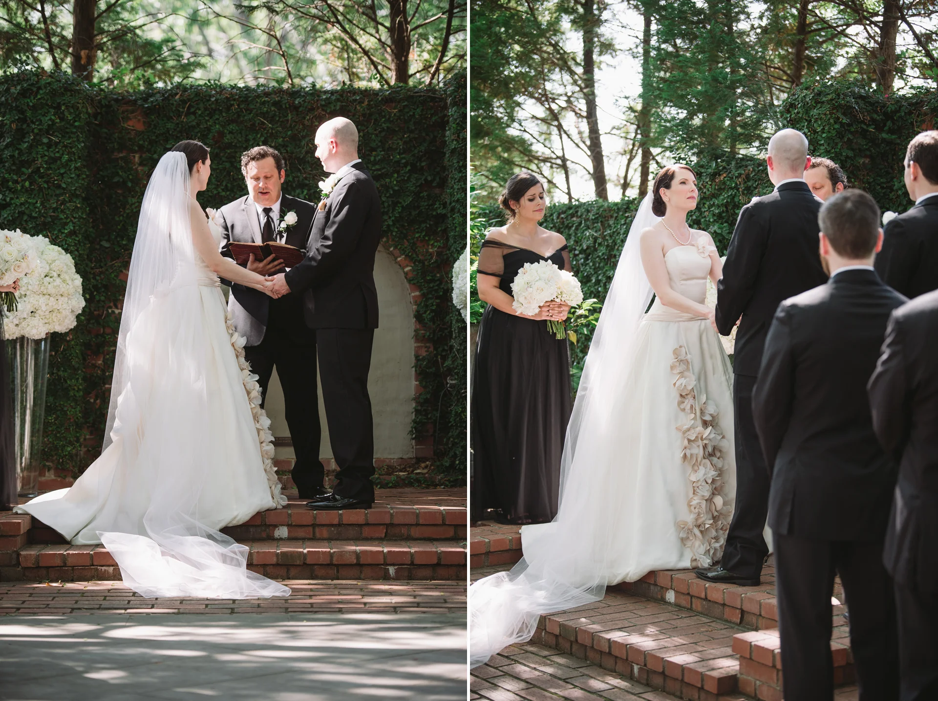 wedding garden ceremony