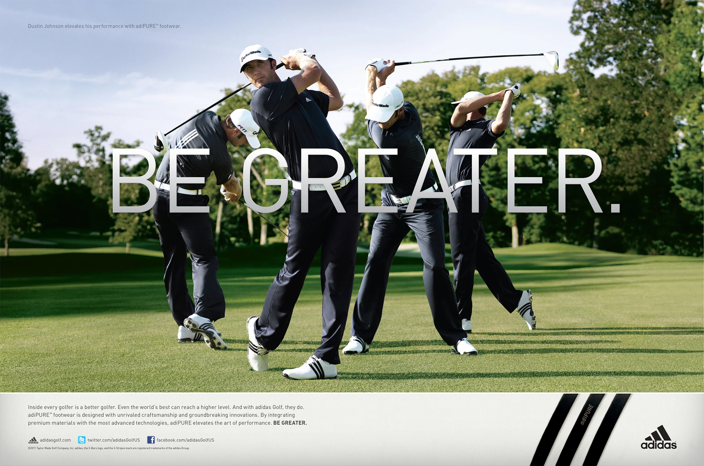 dustin johnson adipure