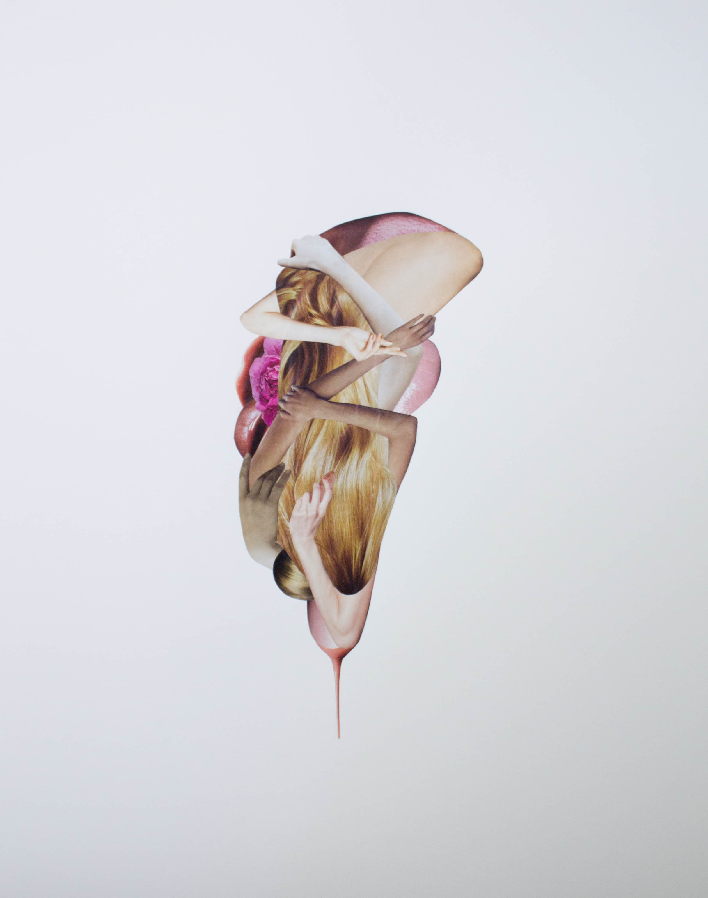 2015 - collage on paper - on 18 x 24" paper