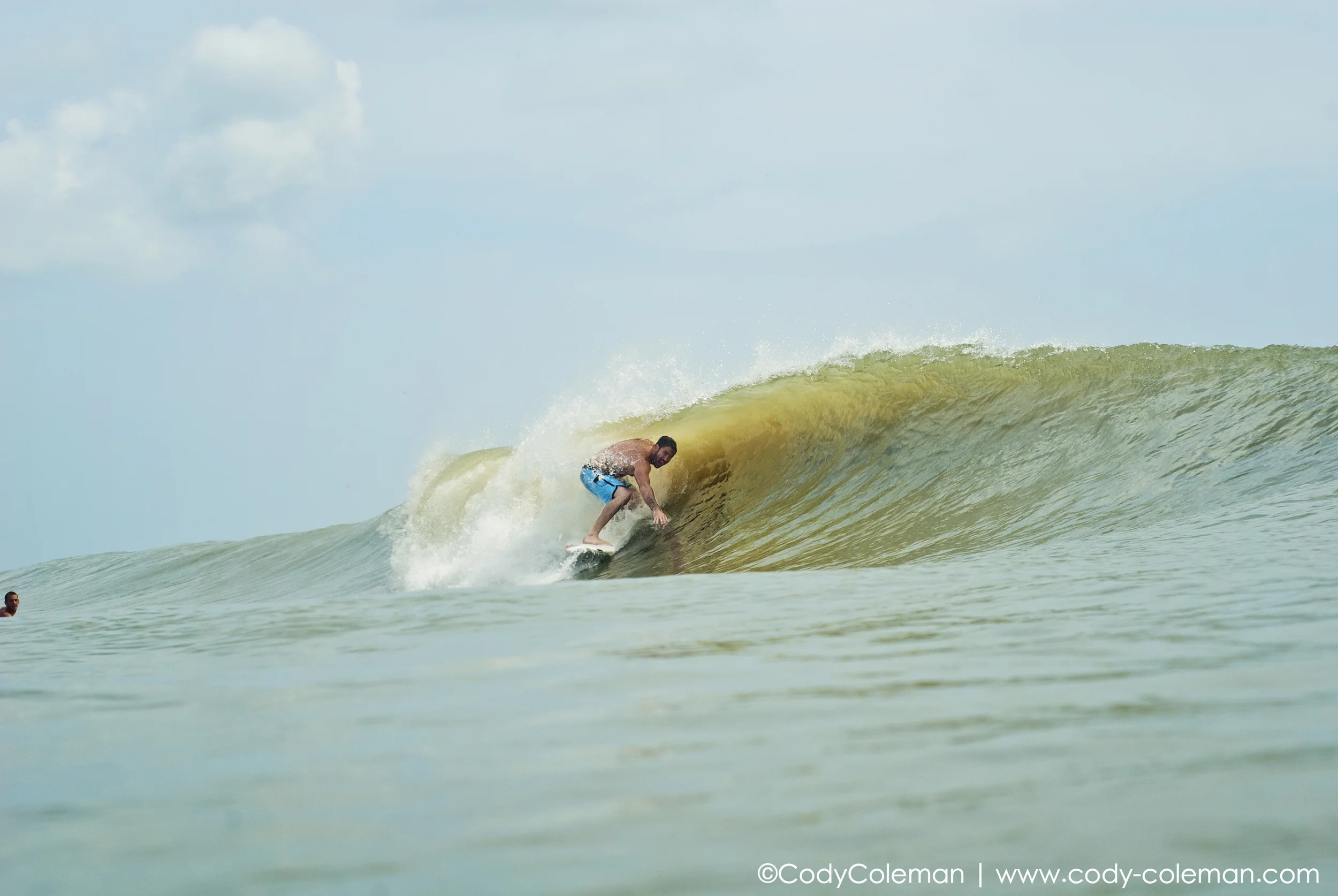 Matt Wetmore enjoying some shade.