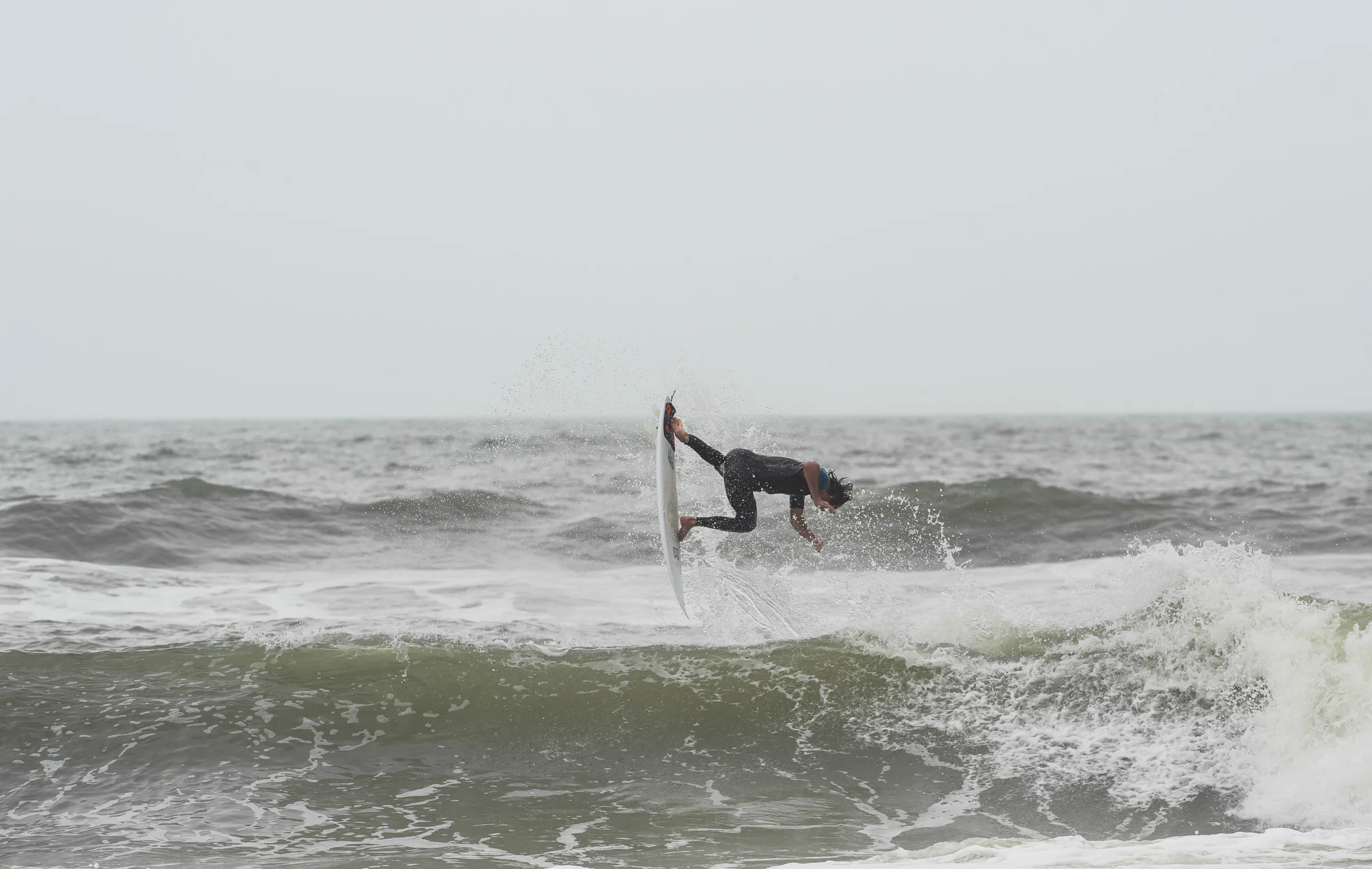 Stephen Kaltenbach throwing his tail to the sky last week.