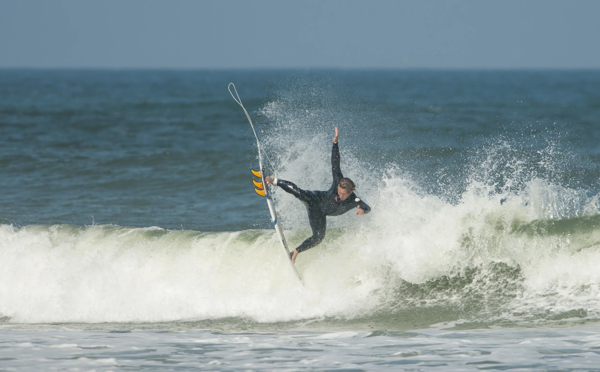Blake Jones tail high.