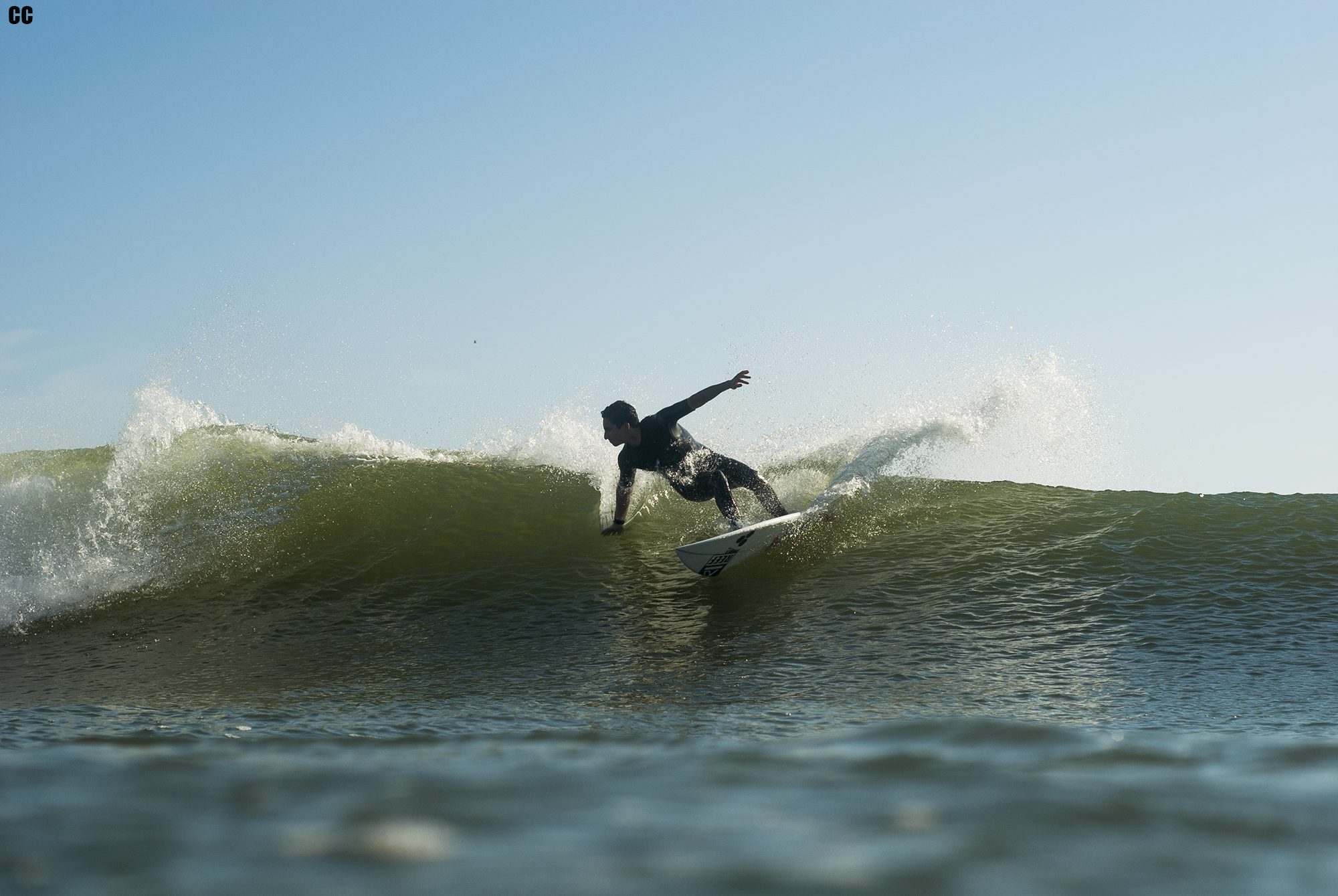 Chase throwing it on rail