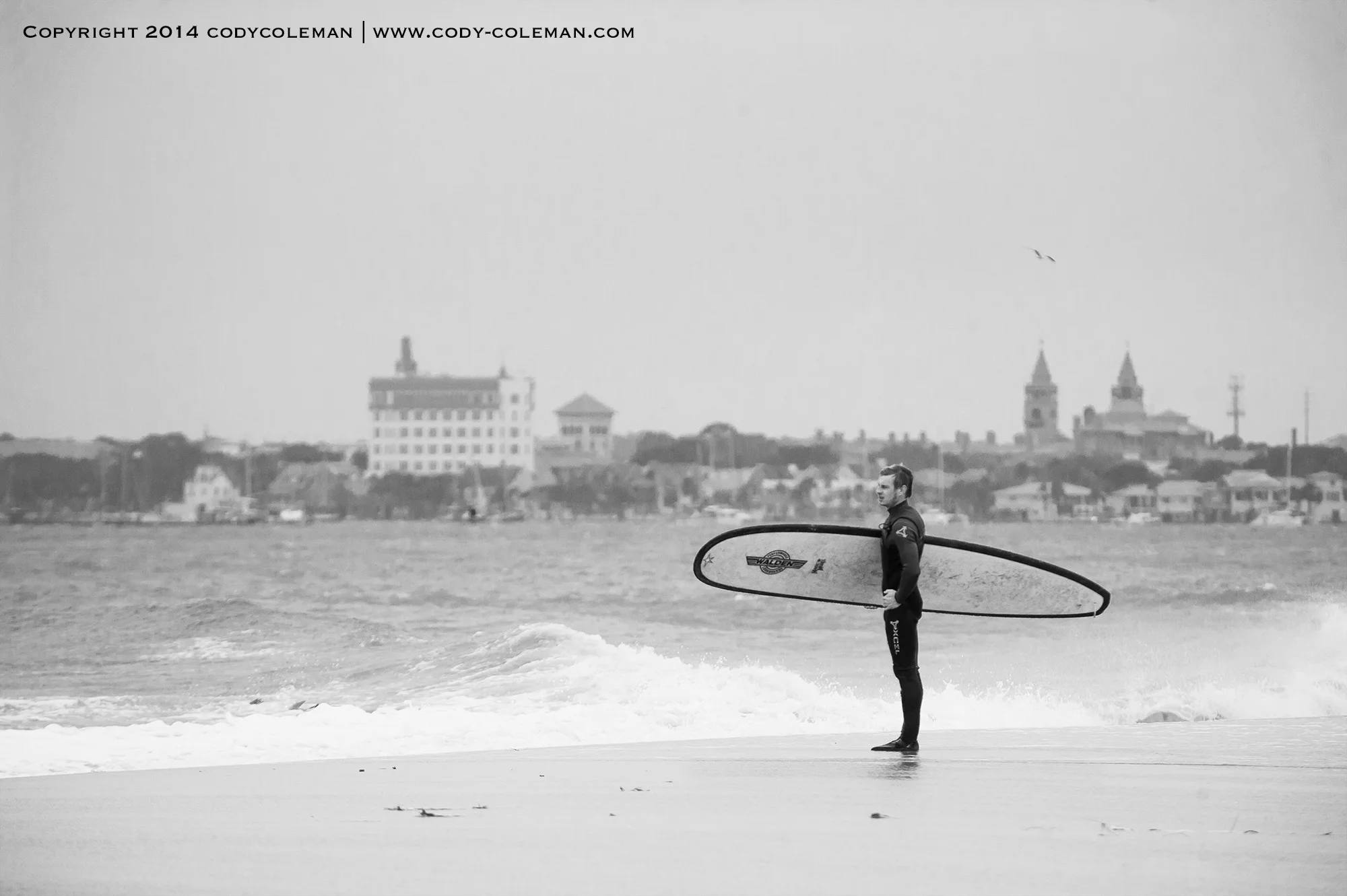 This is has to be one of my favorites. Billy Anderson watching the lefts come at him with our beautiful city in the background. Prints | www.ccolemanstudio.com