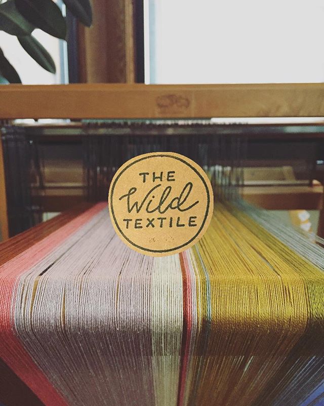 ⭐️ #tbt logo design ⭐️ I created this hand-lettered logo for my cool sister&rsquo;s amazing business, The Wild Textile. She wanted something simple and imperfect that would be easy to stamp onto tags and packaging. Check out her IG (@thewildtextile) 