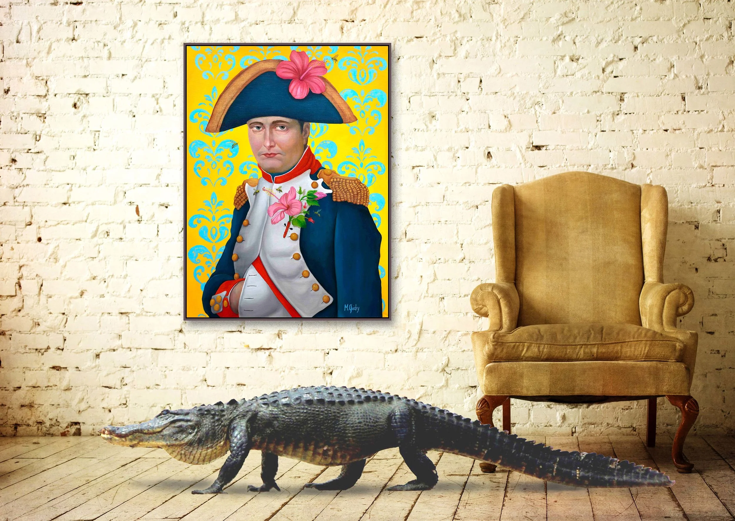 Napoleon_tropical_number_two_homepage_m_michael_guidry_new_orleans_louisisna_artist_pink_alligator_gallery.jpg
