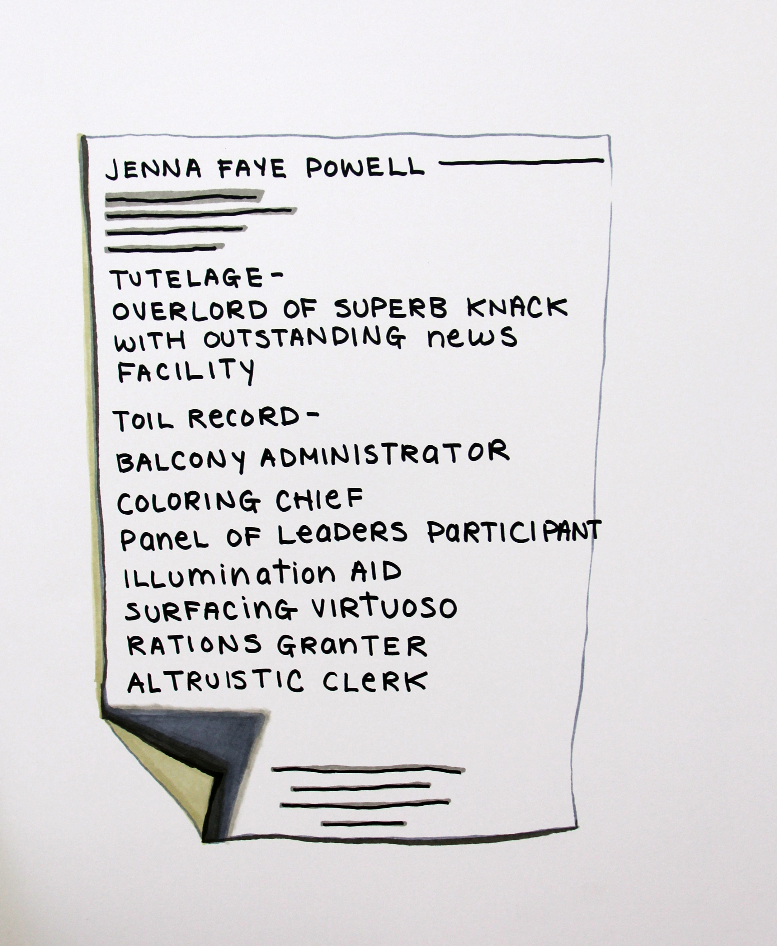 My New Resume (Product of Resume-Building Workshop)