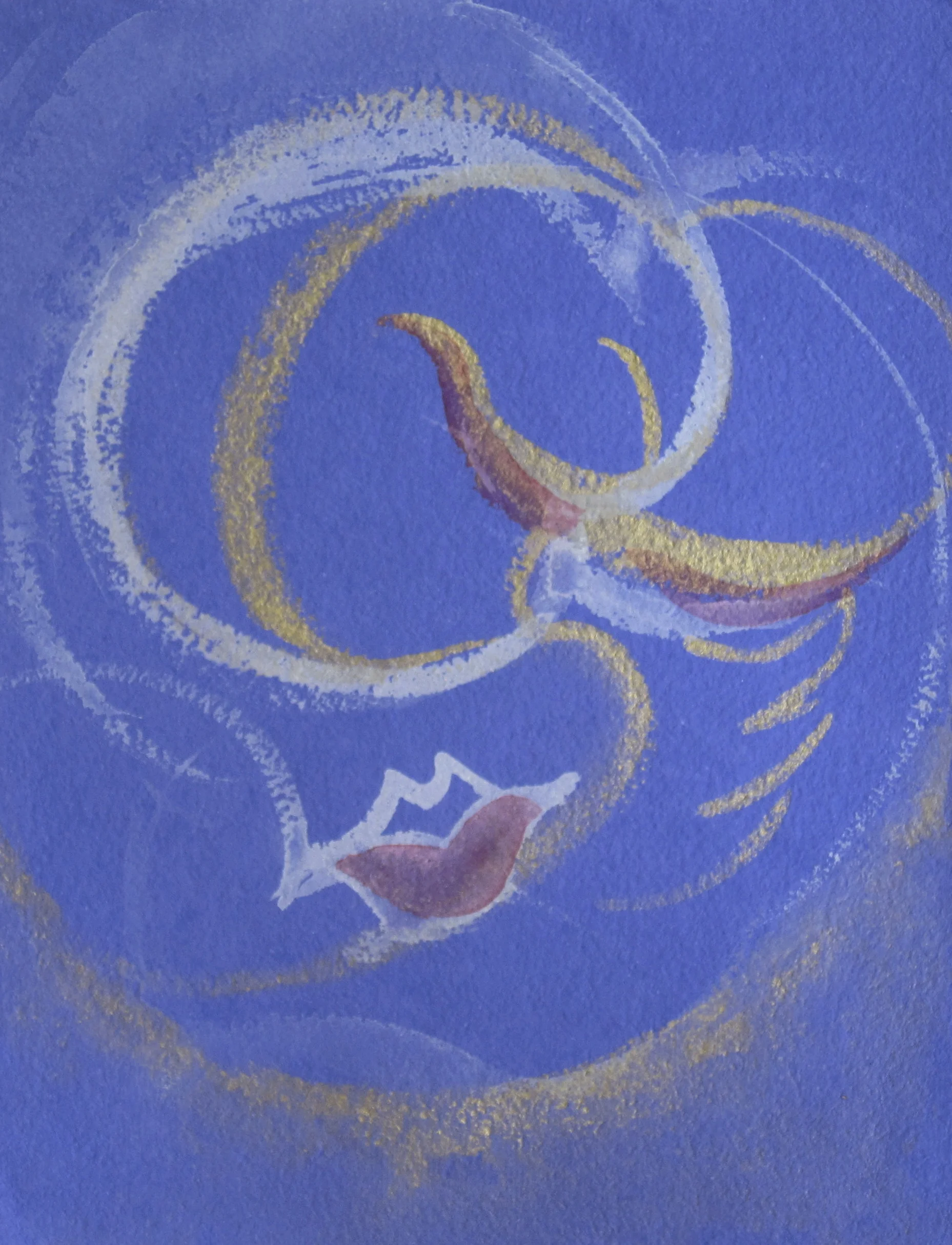 Ink on hand made paper