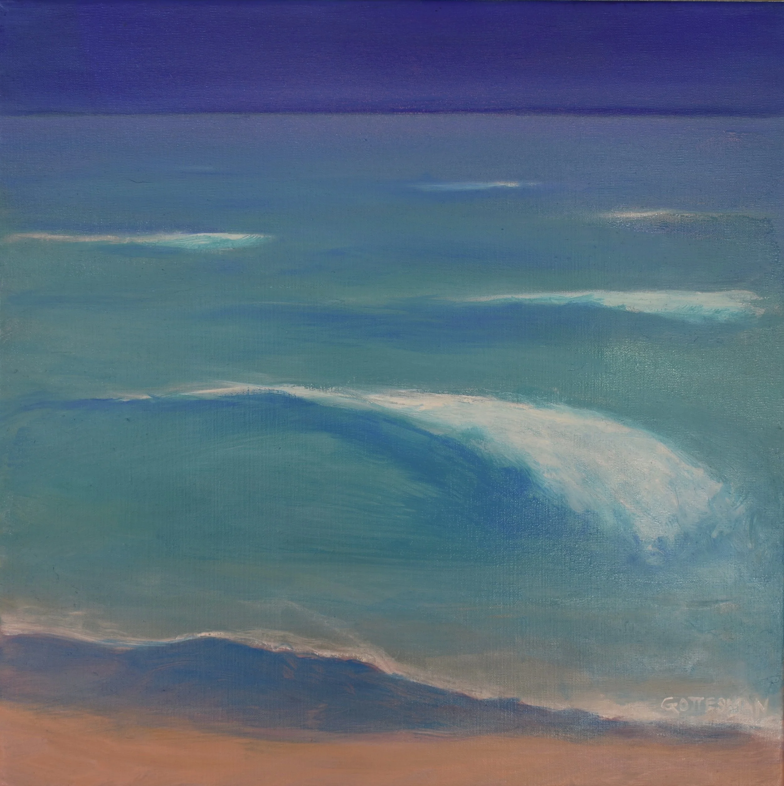 Water's Edge 2016 - oil - 24 x 24 - $400