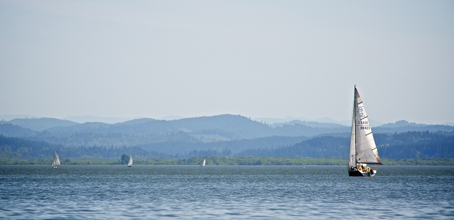 Sailing, Fern Ridge, Eugene, Oregon