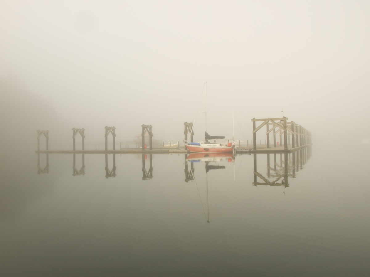 Quartermaster Harbor Fog, Puget Sound, Washington