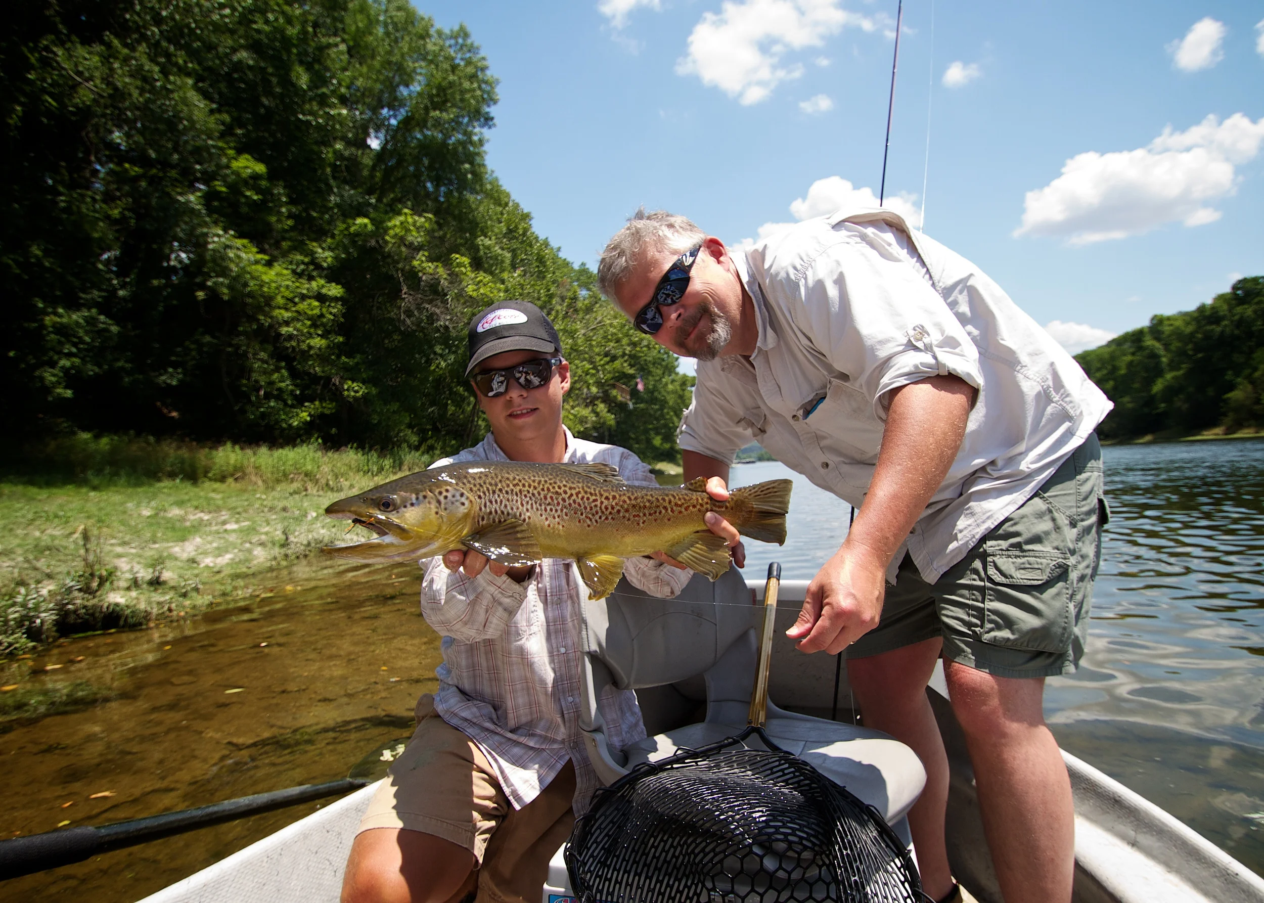 Robert's first of many big browns.