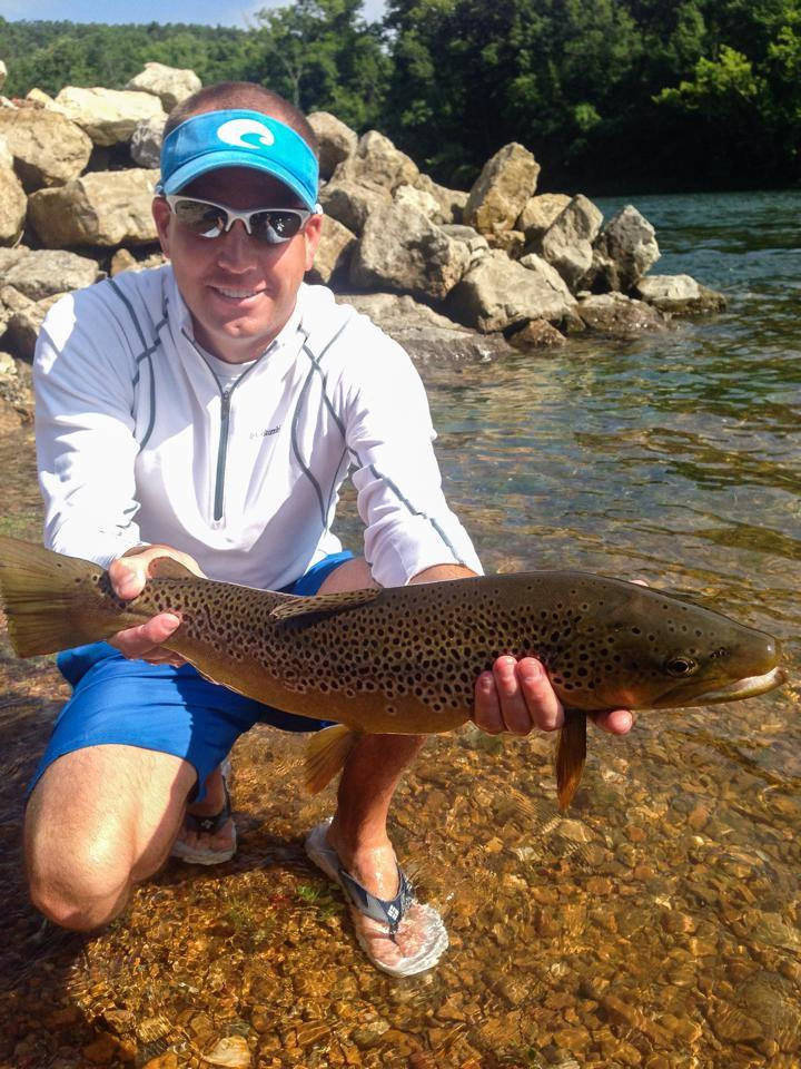 Scott with a bruiser brown on a hopper