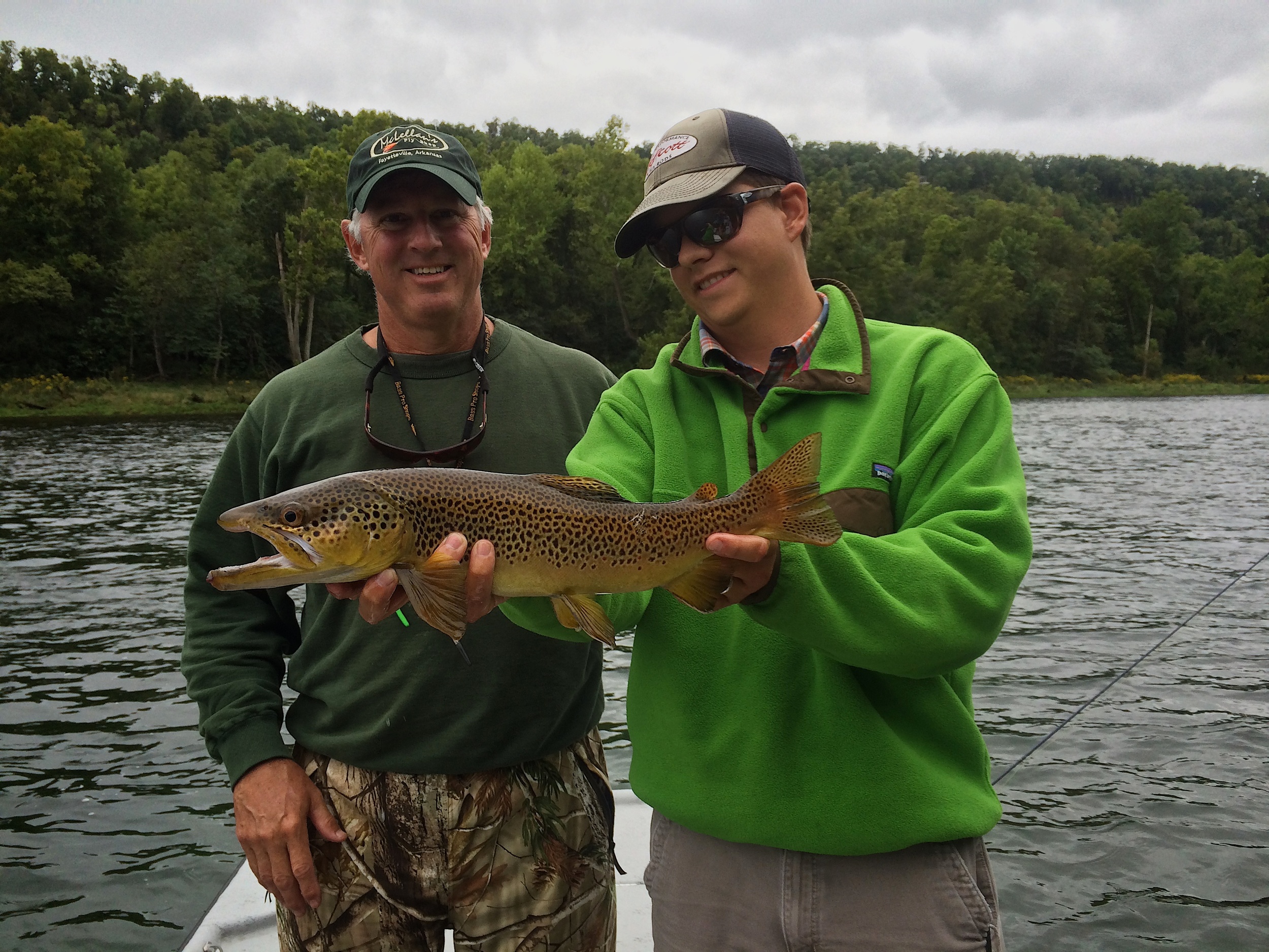 Brian is also a dry fly addict.