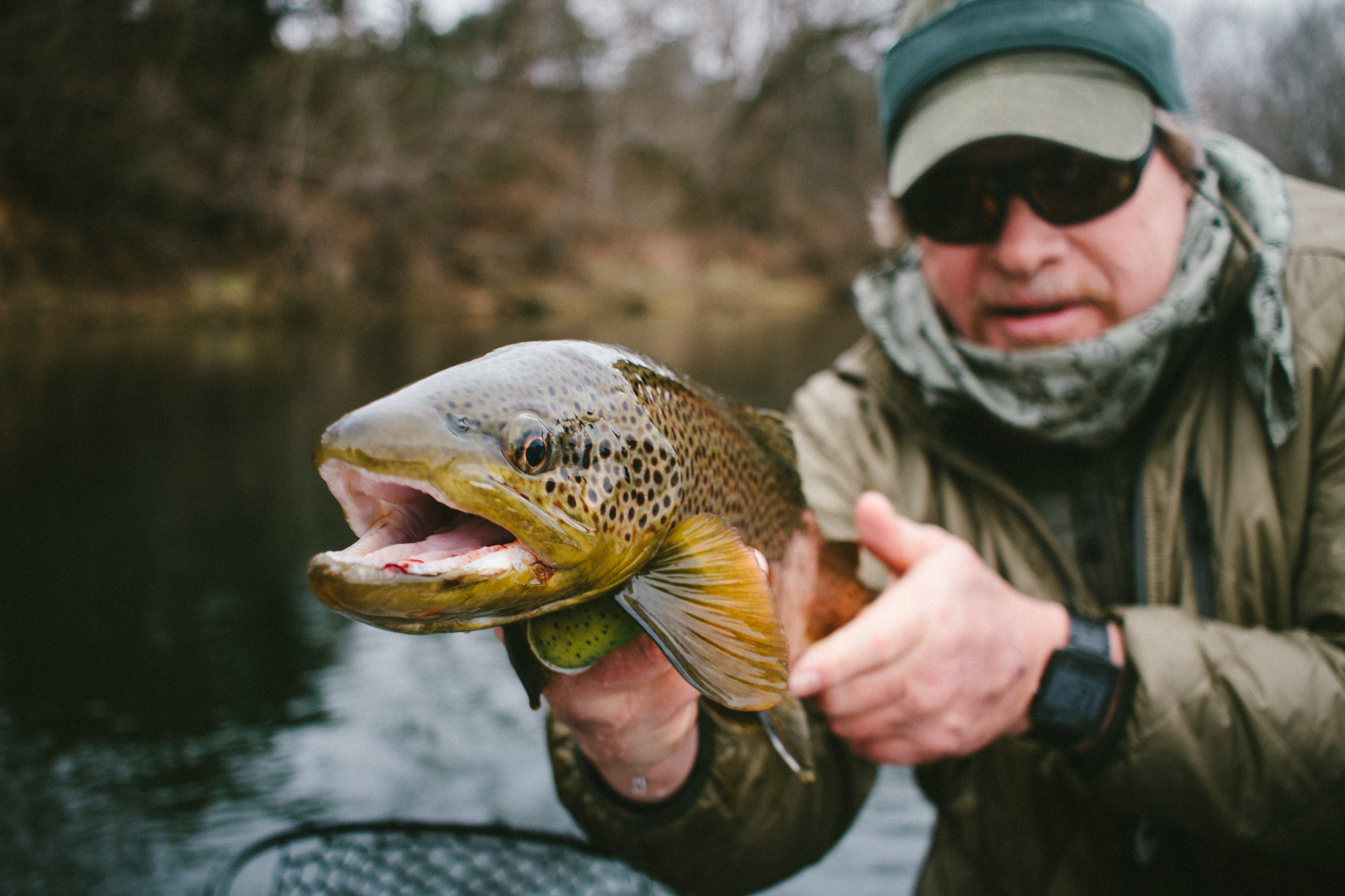 the Buzzman himself with a solid specimen (not the big one, though) haha...