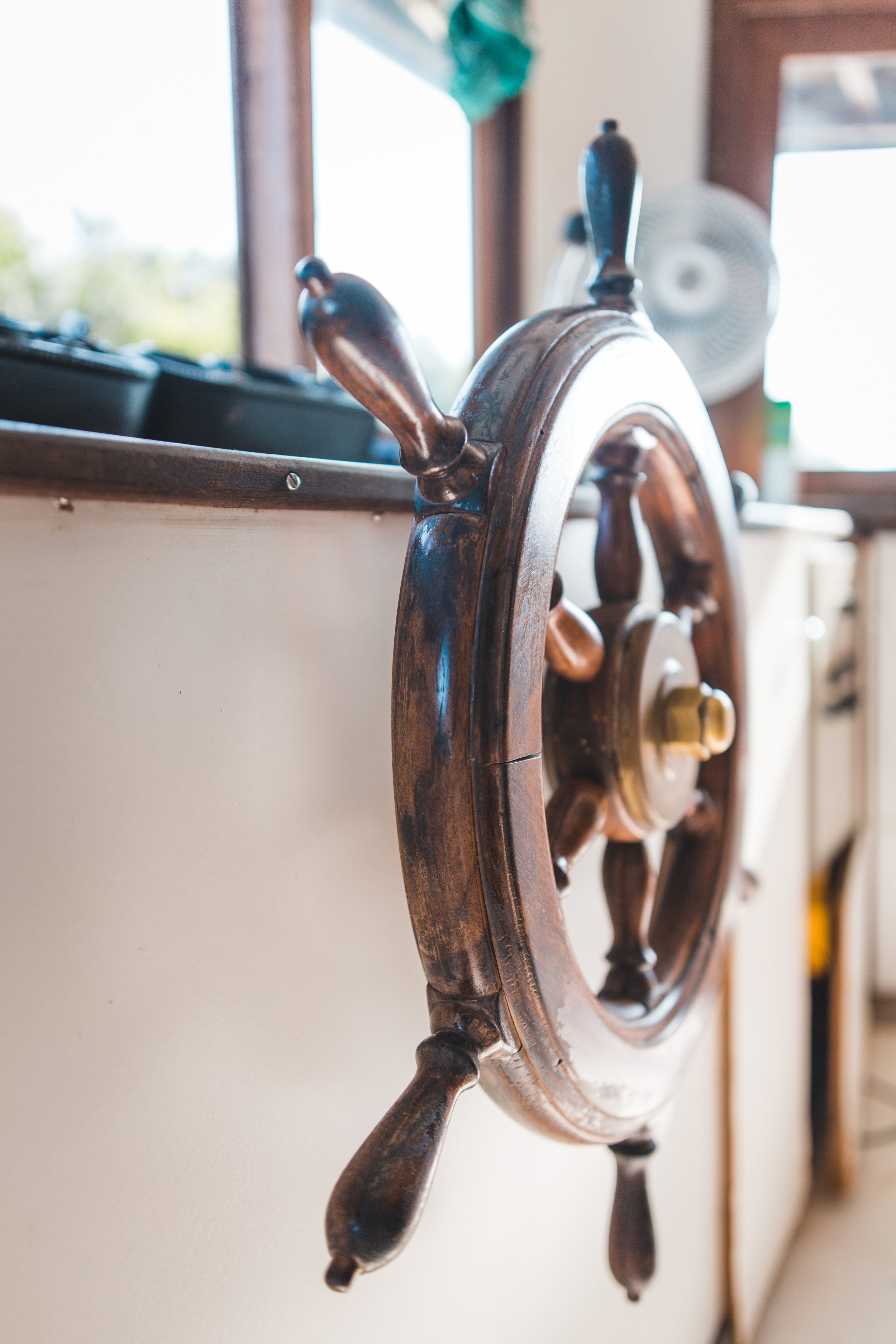 This wheel has seen many parts of the Amazon.