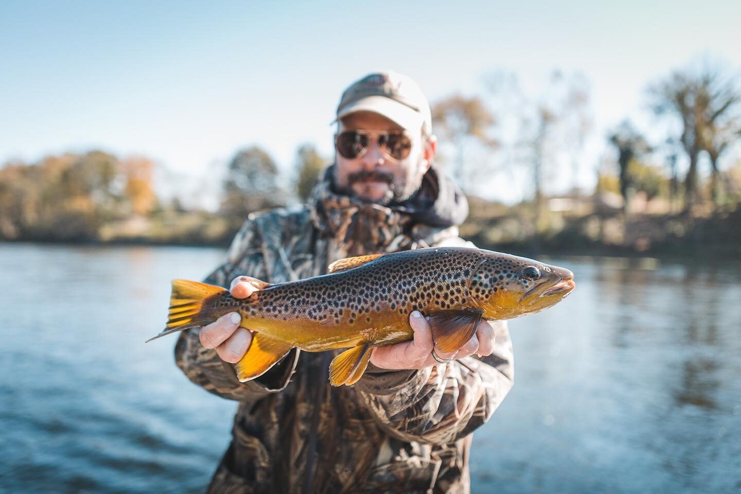 We are starting to see a few browns all colored up for the big dance! Cool weather, no crowds, and great fishing is what the fall is all about!