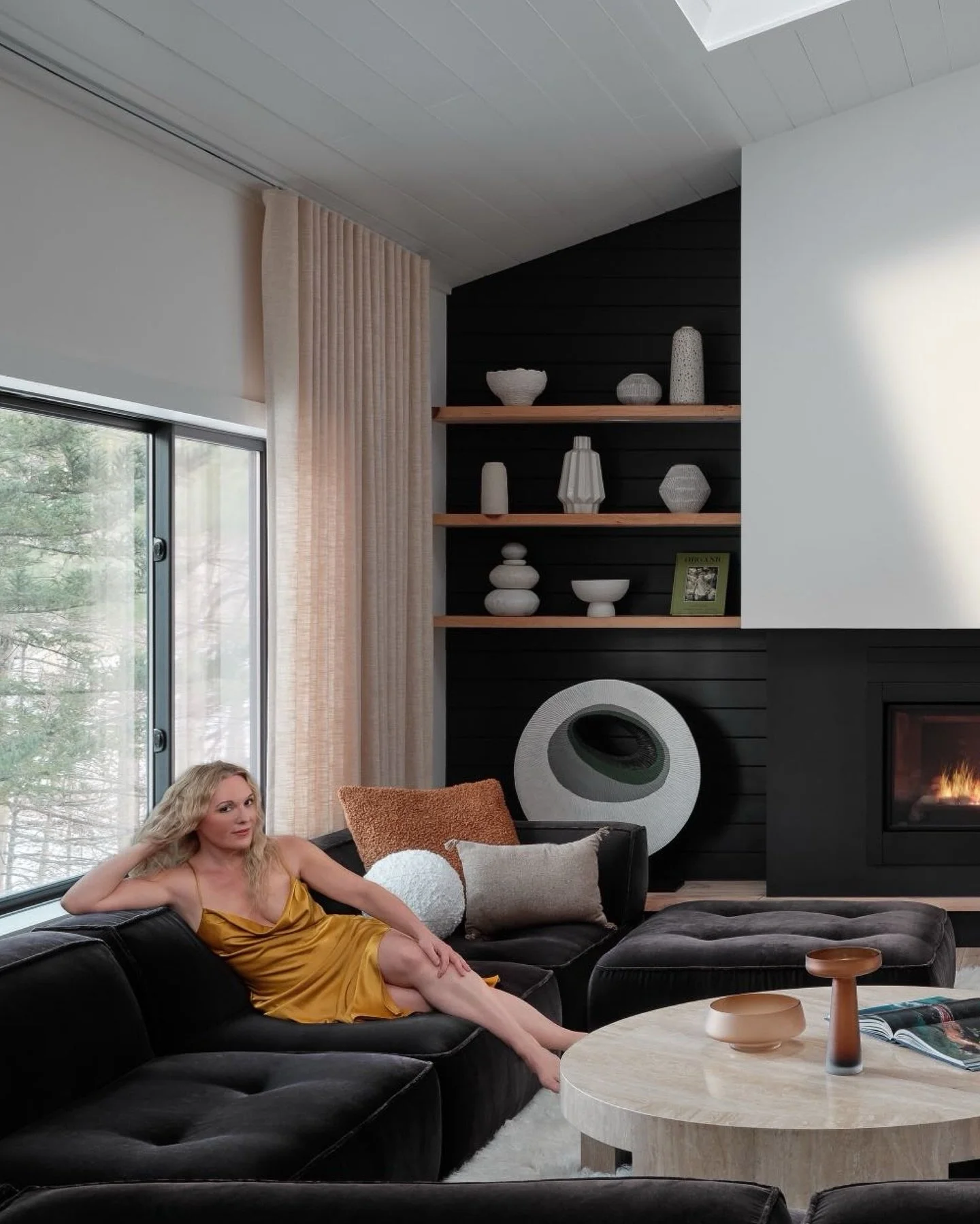 “The bright suns I see and the dark suns I cannot see are in their place” - Walt Whitman
Two large skylights beam into the beautifully renovated sunken living room and adjacent dining room. Finding one’s place in this world can be