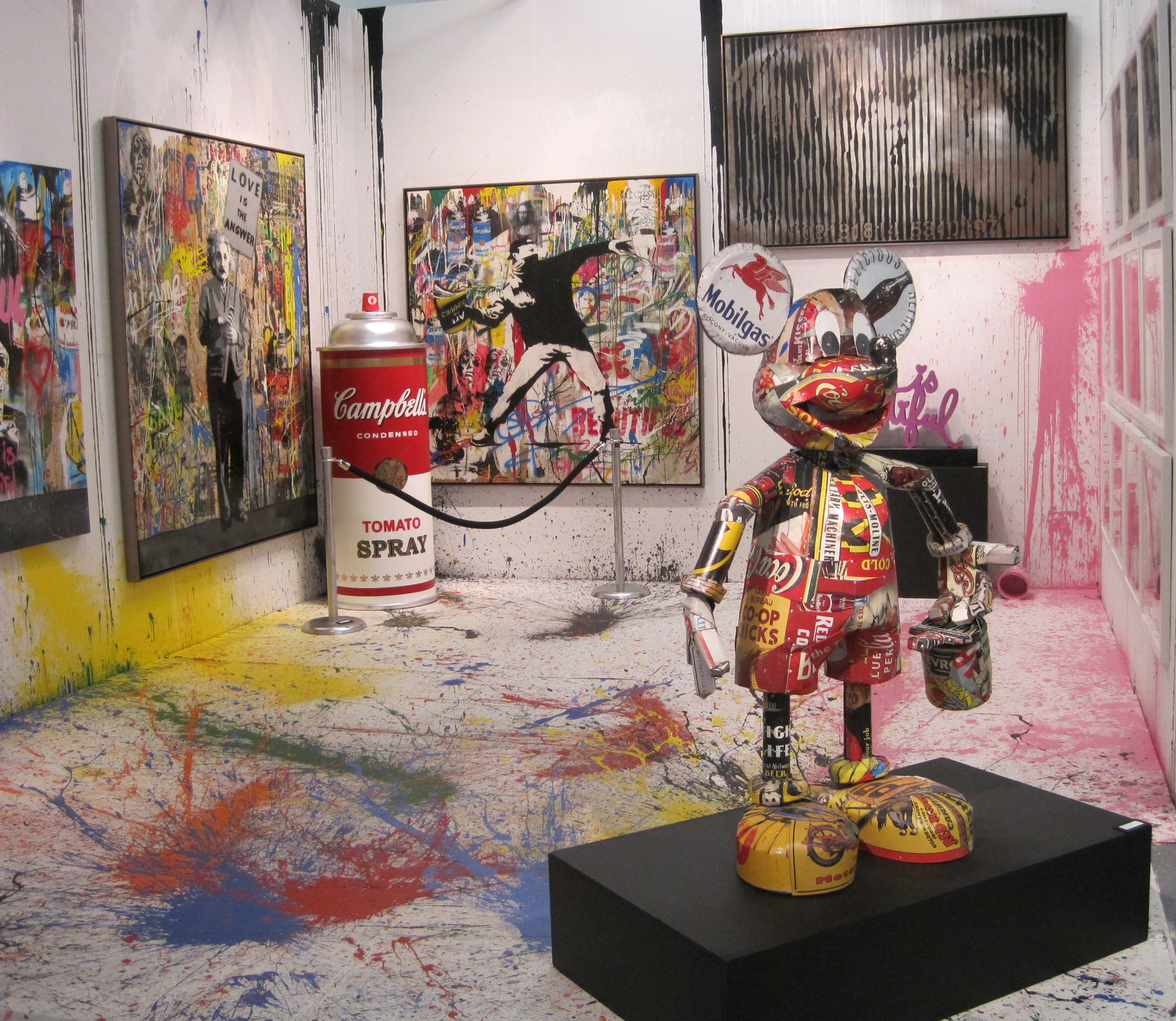 ART MIAMI Mr. Brainwash At Contessa Gallery, Cleveland