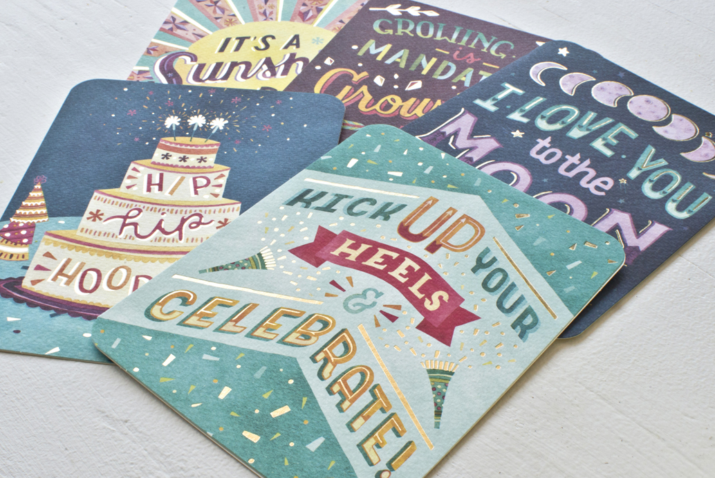 Becca Cahan for Studio Oh! // Deluxe Greeting Cards