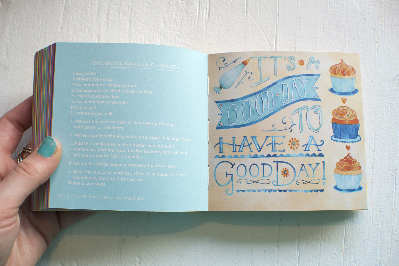 Photo + Illustration by Becca Cahan // Workman Publishing "You are Doing a Freaking Great Job" book