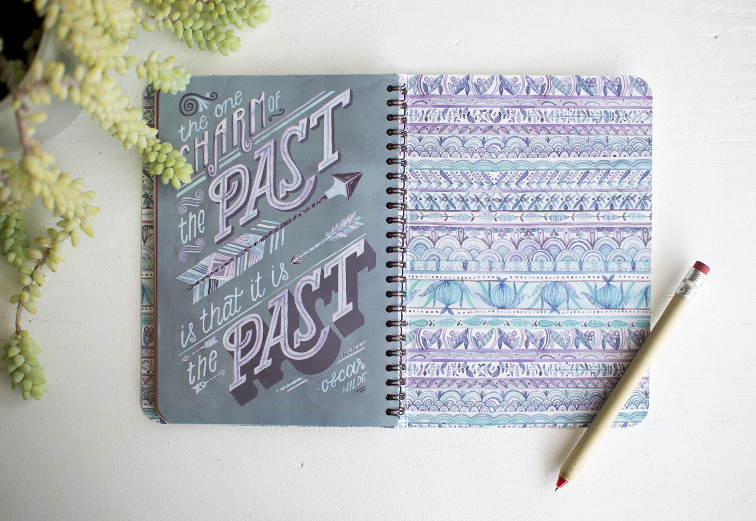 Becca Cahan for Studio Oh! // "Direction of Your Dreams" On-Time Weekly Planner 2015-2016 Planner