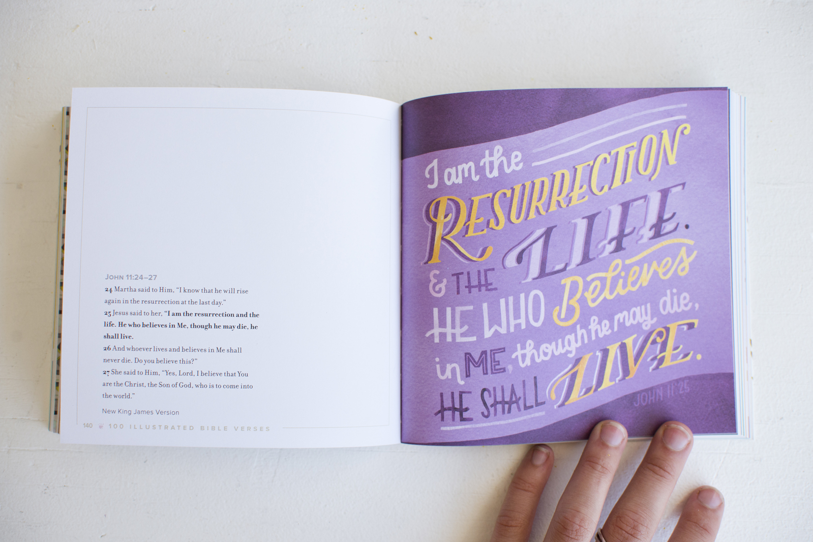 "100 Illustrated Bible Verses" Workman Publishing Book // Illustrations by Becca Cahan