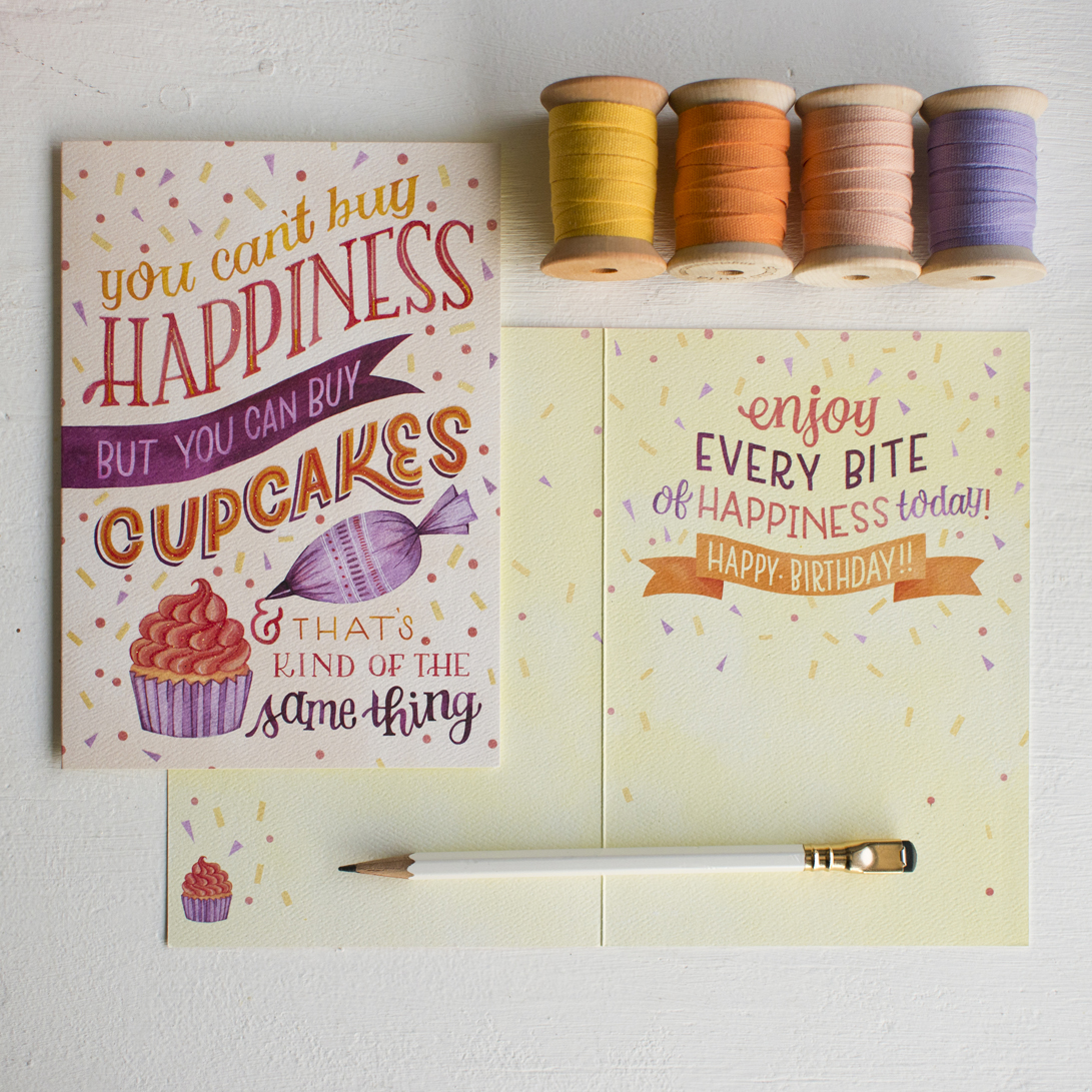 Becca Cahan Illustrated Greeting Card for Sellers Publishing