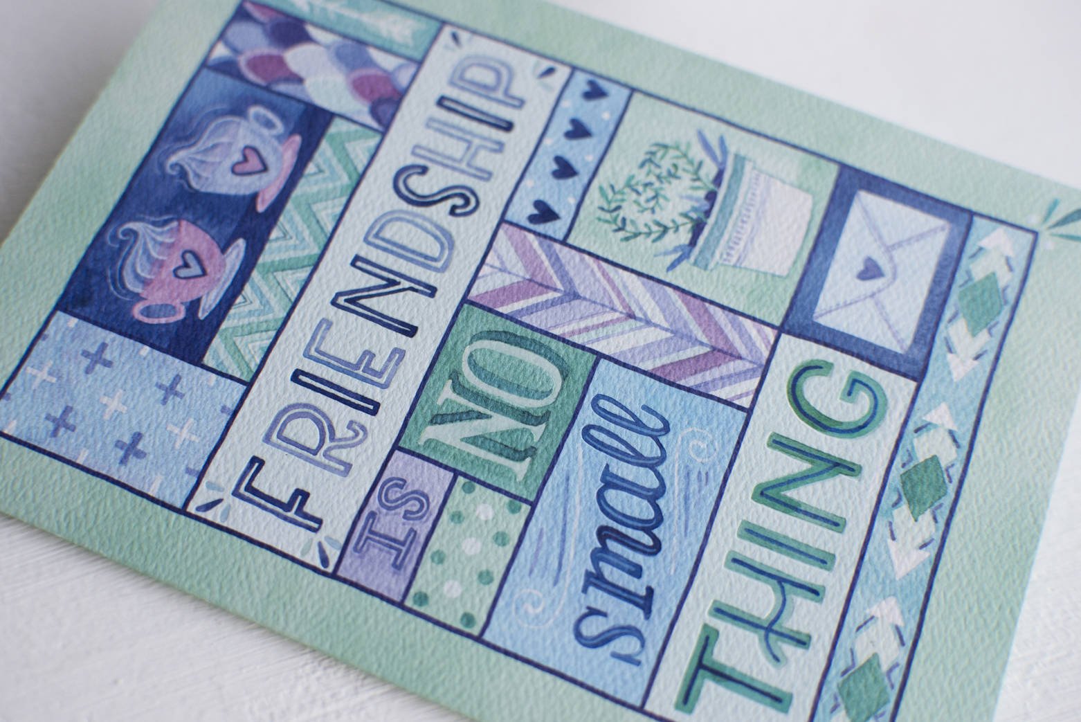 Becca Cahan Illustrated Greeting Card for Sellers Publishing