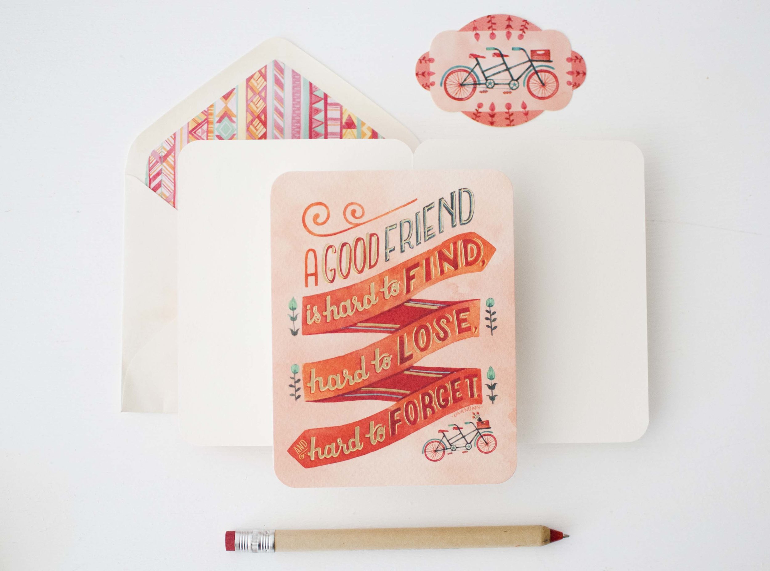 Studio Oh! Deluxe Greeting Card // Art by Becca Cahan