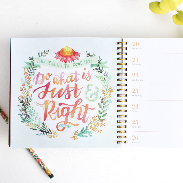 2021 Bible Verse Calendar Illustrated by Becca Cahan for Workman Publishing  — Becca Cahan