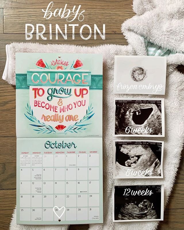 Big news in my house! We can&rsquo;t wait to meet our little guy-I posted more photos of our IVF journey on my personal page @beccabrinton if that&rsquo;s something you&rsquo;re interested in checking out. If you&rsquo;ve been wondering why it&rsquo;