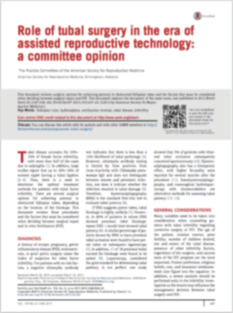 Role of tubal surgery in the era of assisted reproductive technology.png