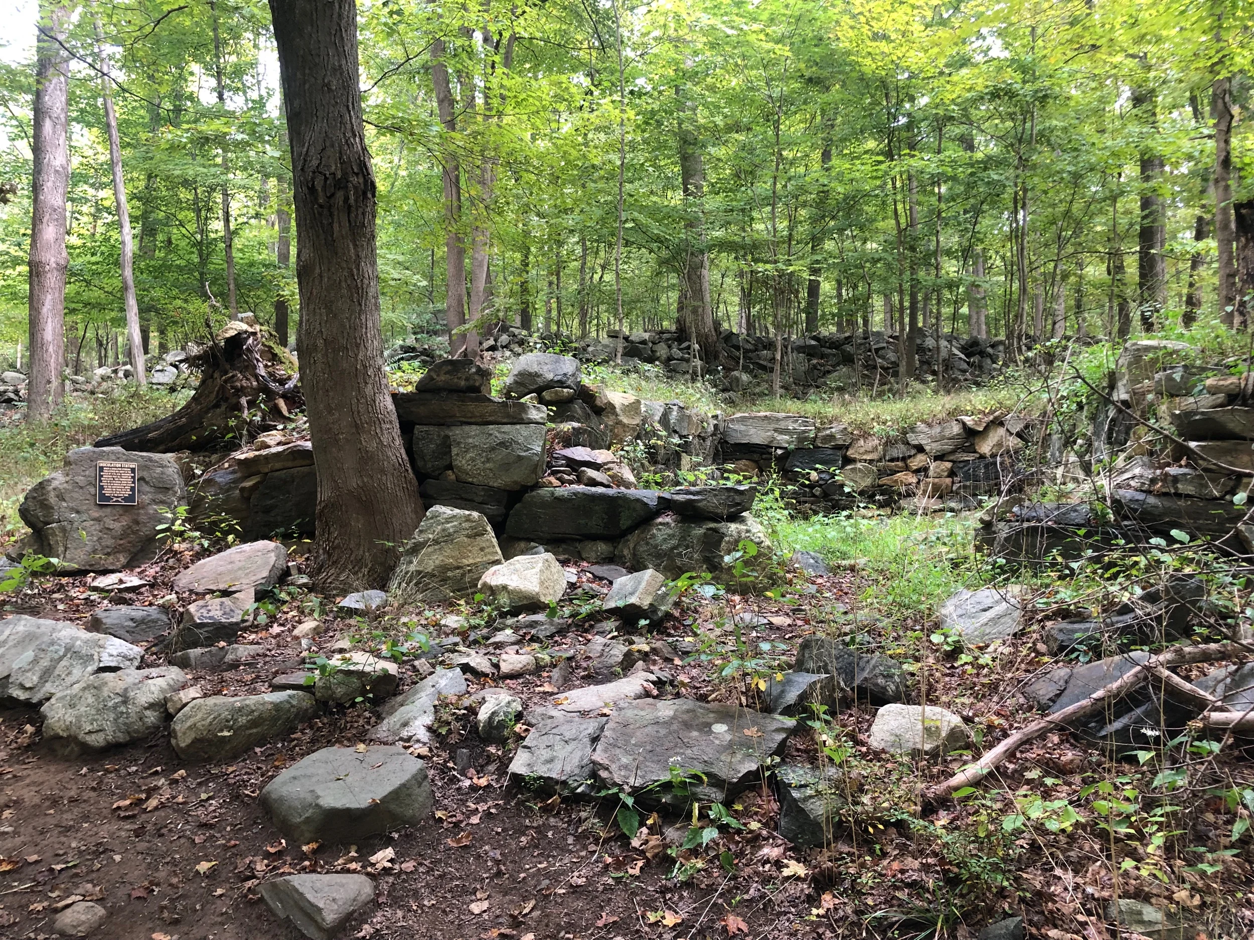 The Remnants of where Washington’s Troops were Inoculated for Small Pox