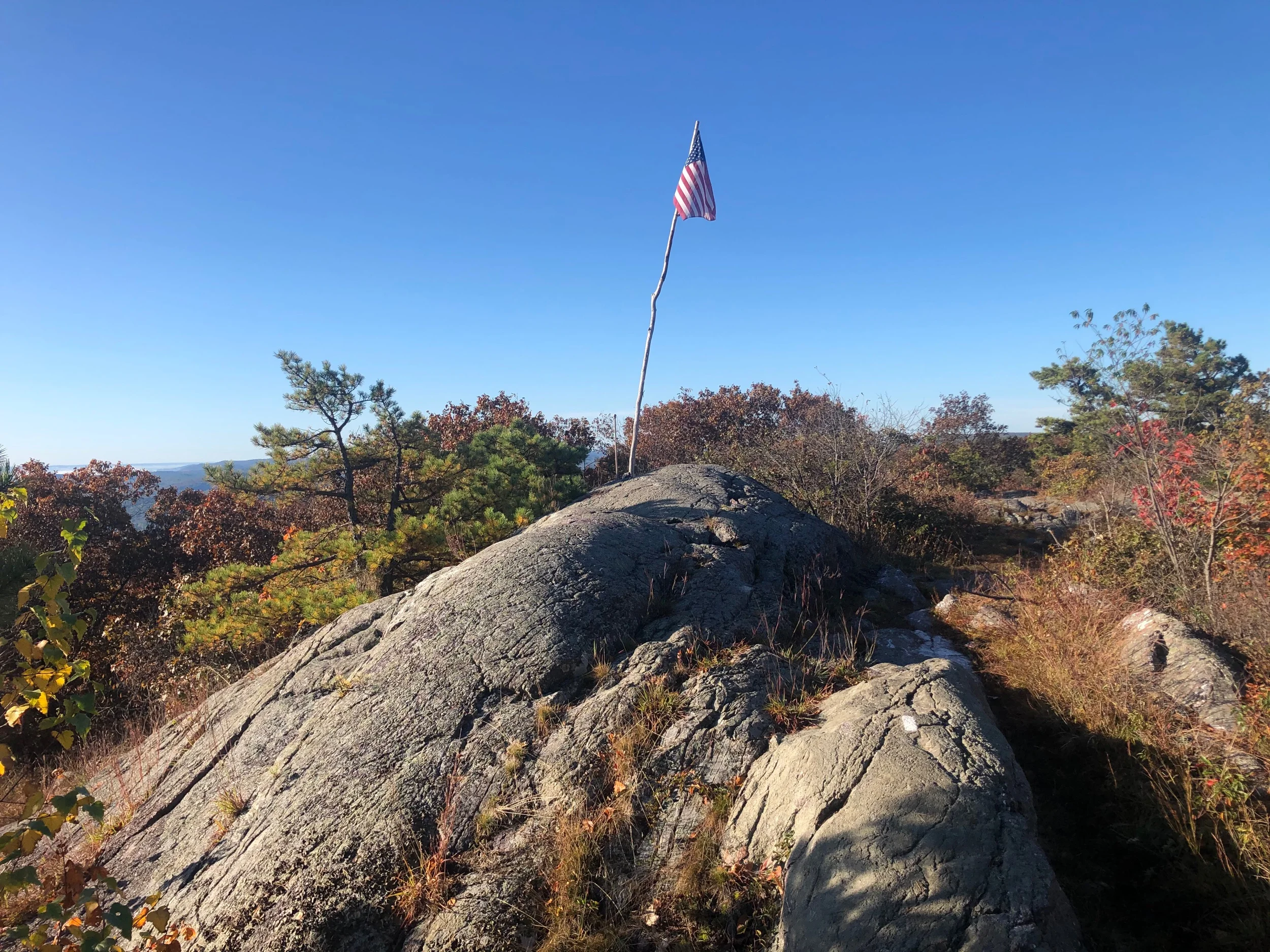 A Reminder in the Middle of Nowhere that this Trail is About America