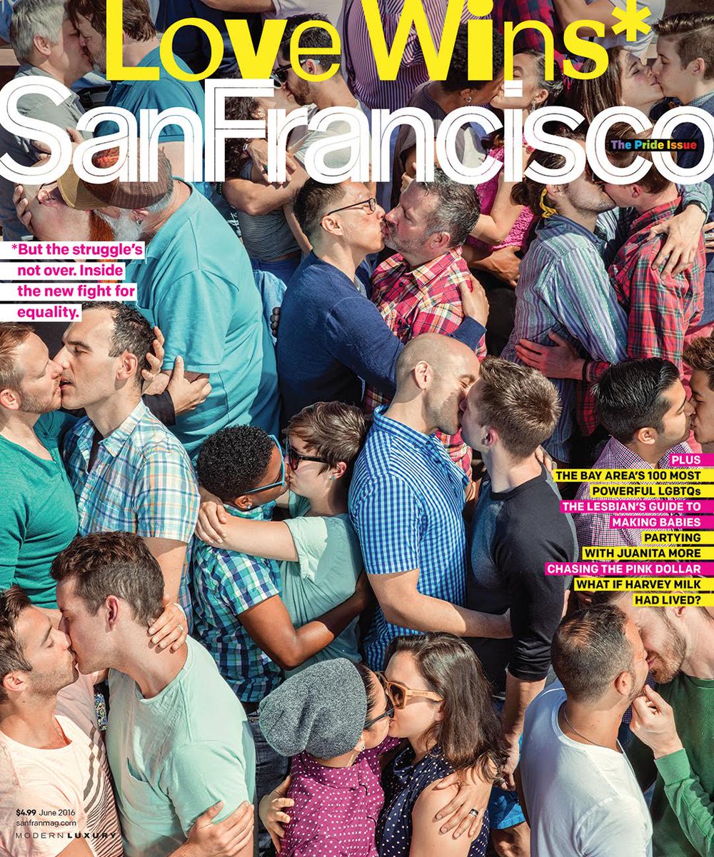 San Francisco Magazine, June 2016 cover.