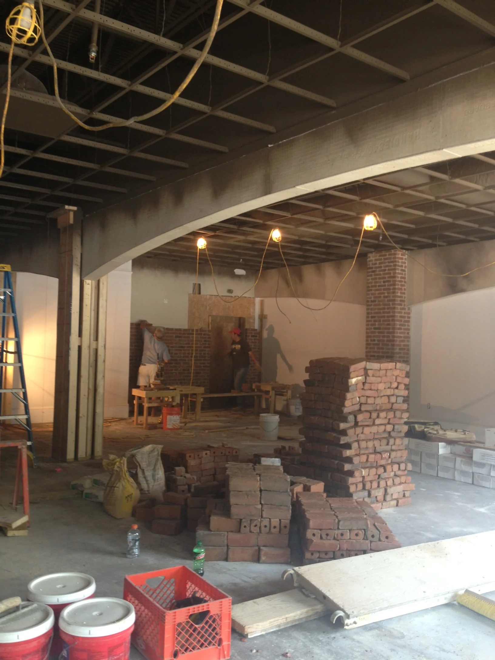 Adding a little brick