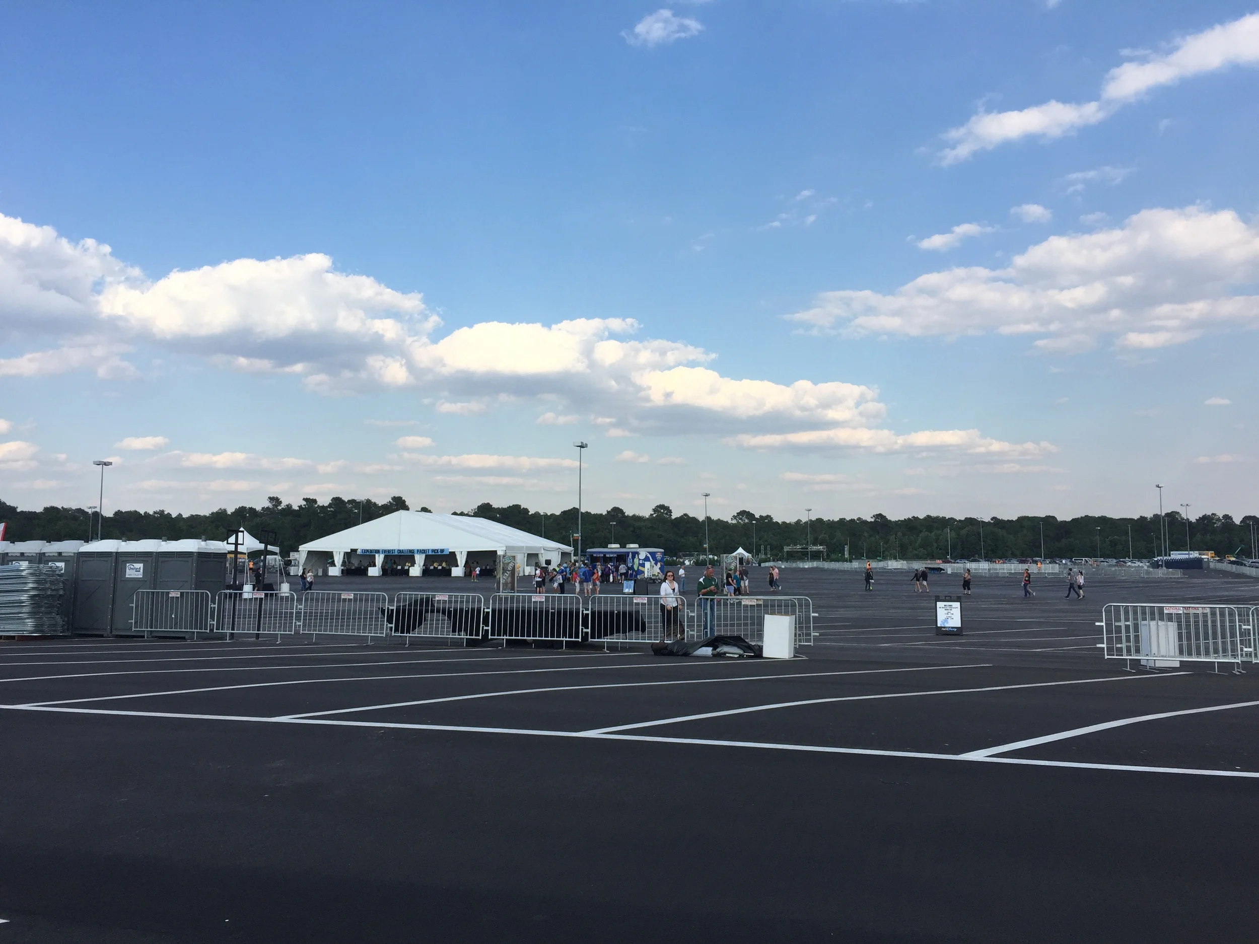 This was the Expo! There were more Porta-Johns than vendors!